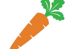 Трафарет морковки