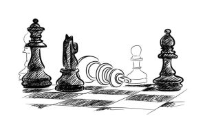Король шахматы рисунок