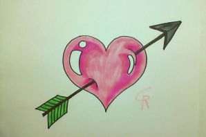 Легкие рисунки карандашом про любовь