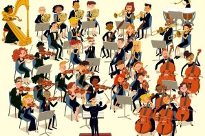 Иллюстрация симфонического оркестра