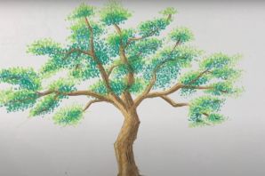 Ветвистое дерево рисунок