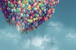 Рисунок красивые воздушные шары