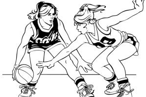 Баскетбол рисунок детский