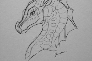 Рисунки для срисовки драконы легкие