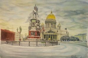 Казанский собор рисунок