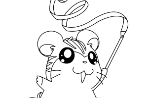 Мышь раскраска