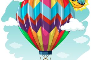 Иллюстрация воздушный шар