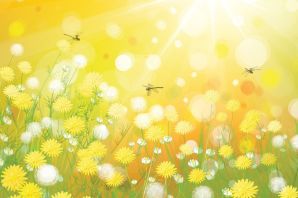 Весеннее солнышко рисунок
