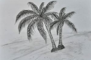 Рисунок к произведению три пальмы