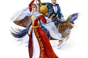 Раскраска народы кавказа