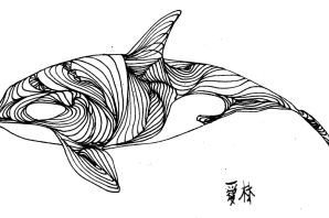 Рыбка простой рисунок