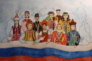 Рисунок единство народов россии