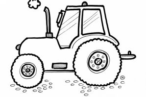 Рисунок трактора для детей