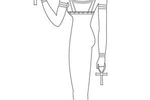 Богиня египта бастет рисунок