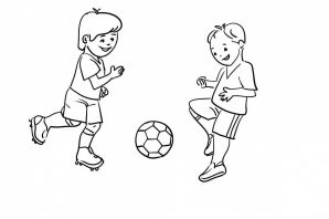 Рисунки для мальчиков футбол