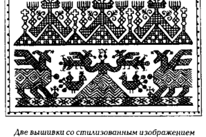 Русская народная вышивка на полотенце раскраска