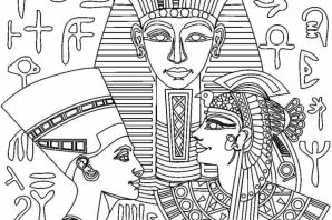 Древний египет раскраска для детей