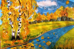 Иллюстрации золотая осень
