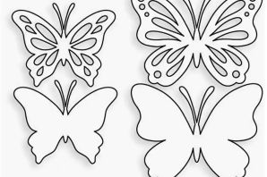 Бабочки для вырезания из бумаги шаблоны