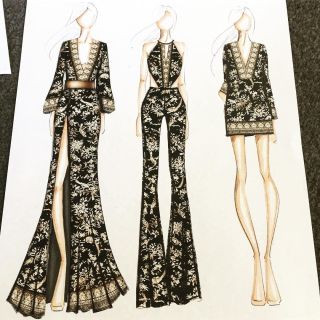 Эскизы дизайнеров