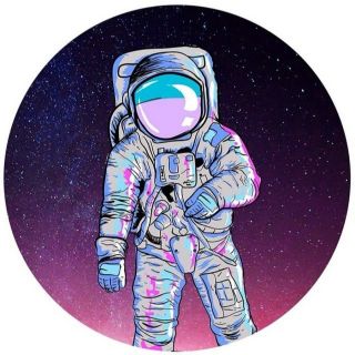 Шлем космонавта рисунок