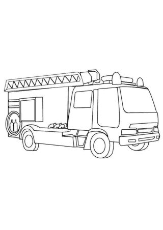 Пожарка раскраска