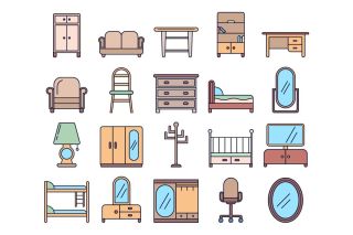 Современная мебель рисунок