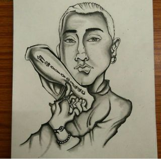 Эминем рисунок