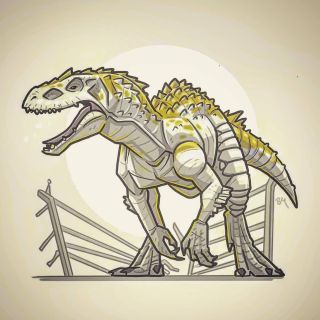 Индораптор рисунок