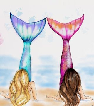 Легкие рисунки для подруг