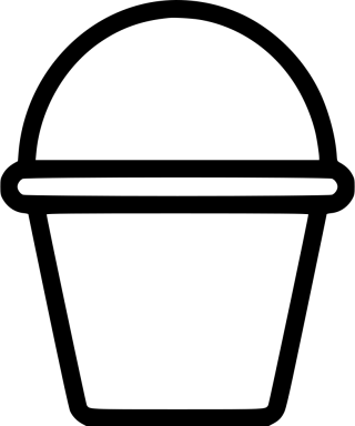 Ведро раскраска