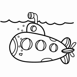 Подводная лодка рисунок