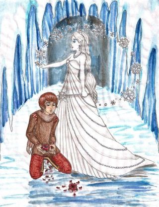 Снежная королева рисунок