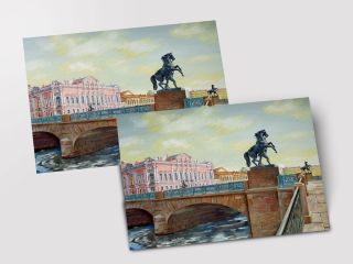 Аничков мост раскраска