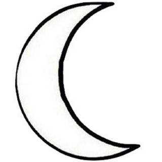 Луна рисунок карандашом