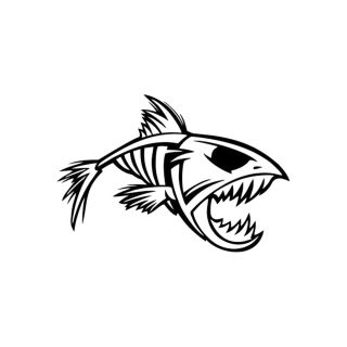 Пиранья рисунок