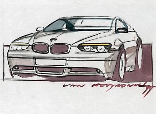 Рисунки для срисовки бмв