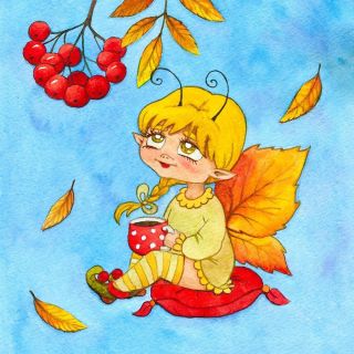 Осенние рисунки для детей