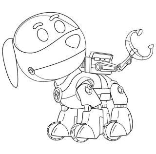 Робот раскраска для детей