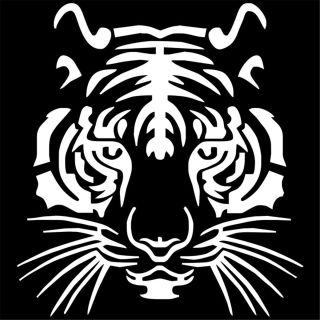 Тигр трафарет