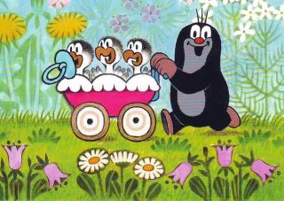 Крот рисунок