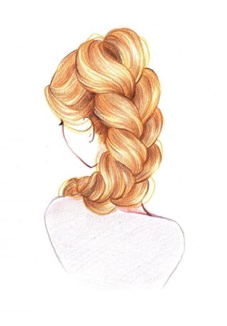 Коса рисунок