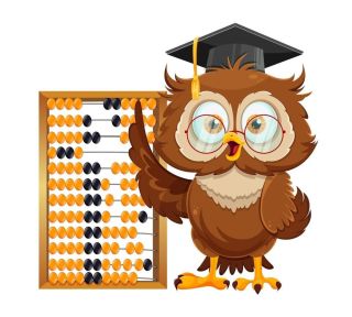 Умная сова рисунок