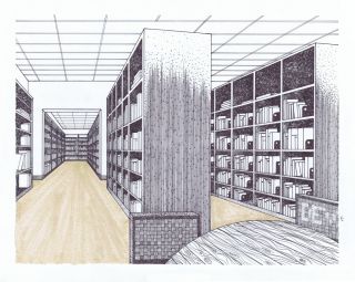 Рисунок книги в перспективе