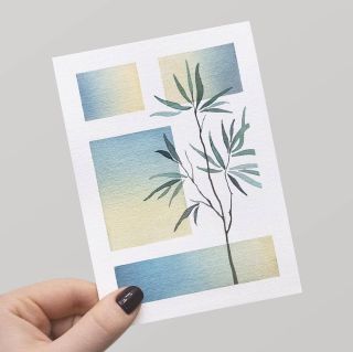 Рисунок теплыми цветами