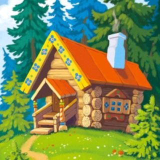 Избушка рисунок
