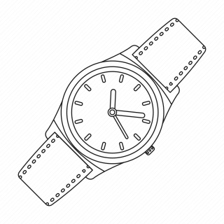 Детские часы раскраска