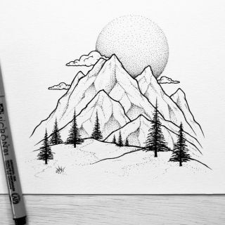 Легкие рисунки природы