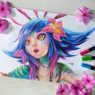 Лига легенд рисунки