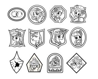 Эмблема раскраска